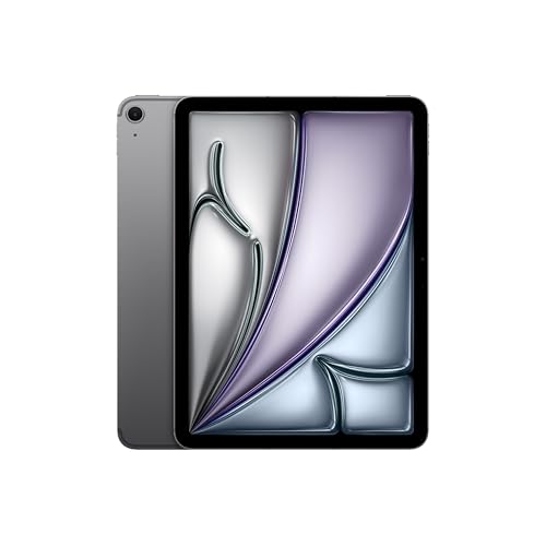 (-19%) Apple iPad Air 11" mit M3 Chip: Apple Intelligence, Liquid Retina Display, 256 GB, 12 MP Frontkamera/Rückkamera, WLAN 6E + 5G Mobilfunk, Touch ID, Batterie für den ganzen Tag – Space Grau