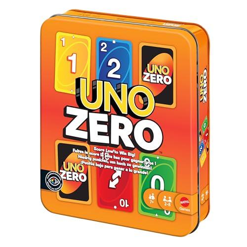 🔥 STARKER PREIS (-64%) Mattel Games UNO Zero Kartenspiel, ab 7 Jahren, 2–8 Spieler