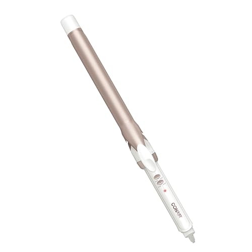 Conair Double Ceramic Long Barrel 1-Inch XL Curling Iron, 1.0" Extra Long Barrel Produces Classic Curls – for use on Medium and Long Hair