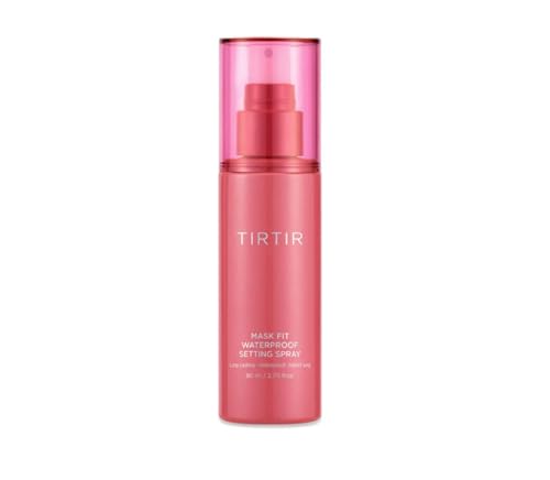 TIRTIR Waterproof Setting Spray – 24 Hour Long Lasting Fix, Sweatproof Water Resistant Makeup Finisher – Ethanol Free, Semi Matte Finish for Oily Skin – Korean Makeup Fixer
