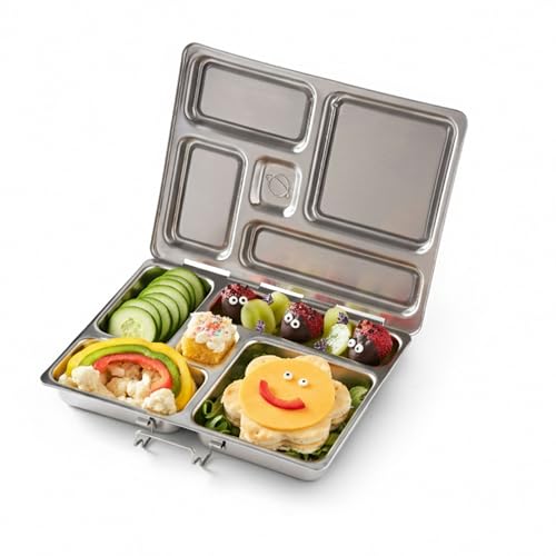 PlanetBox Rover stainless steel multi-compartment lunch box
