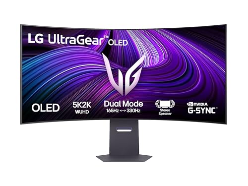 (-41%) LG Ultragear™ 45GX950A-B.AEU (45 Zoll) 21:9 Curved 800R 5K2K OLED Gaming-Monitor, 165Hz/330Hz, AMD FreeSync™ Premium Pro, DisplayHDR™ True Black 400, 2X HDMI 2.1, Schwarz