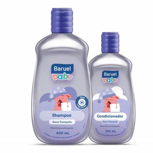 Kit Shampoo + Condicionador Baruel Baby 400Ml+210Ml Sono Tranquilo