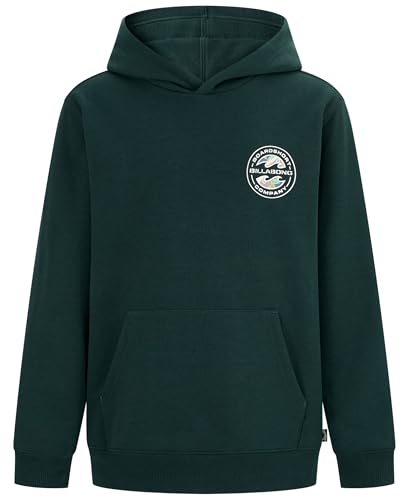 Billabong Boys' Pullover Fleece Hoodie Sweatshirt, Pine Hollow, S8
