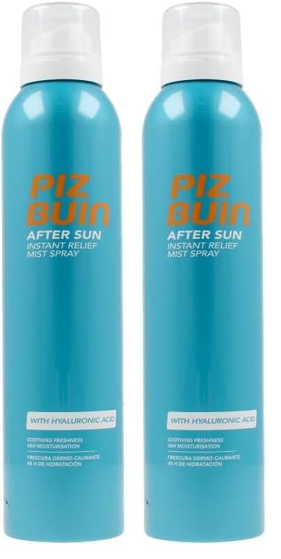 (-23%) Piz Buin After Sun Spray Instant Relief, Mit Hyaluronsäure, 1 x 200 ml (Packung mit 2)