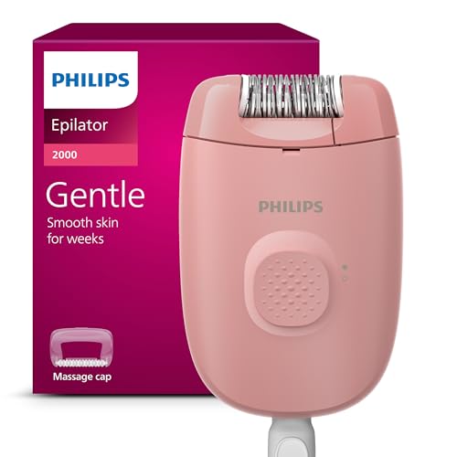 Philips Epilator Series 2000, Corded Epilator for Legs and Body, BRE227/00