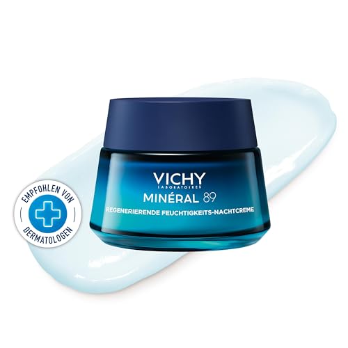 VICHY Minéral 89 Moisture Recovery Night Cream, Face Moisturizer, 1.69oz