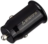 Ambrane 22W Fast Car Charger Dual Port PD QC Type C USB Car Adapter