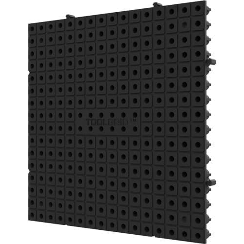 Toolgrid TGB-6X6 Modular Board 16pc Pack - Black