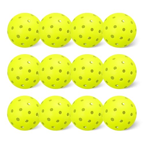 Amazon Basics Outdoor Pickleball Balls, USAPA Approved, Yellow