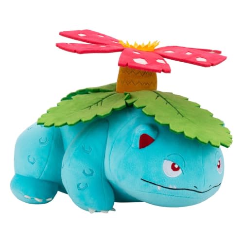 (-20%) Pokémon PKW4498-30 cm Plüsch, Bisaflor, offizielles Plüsch