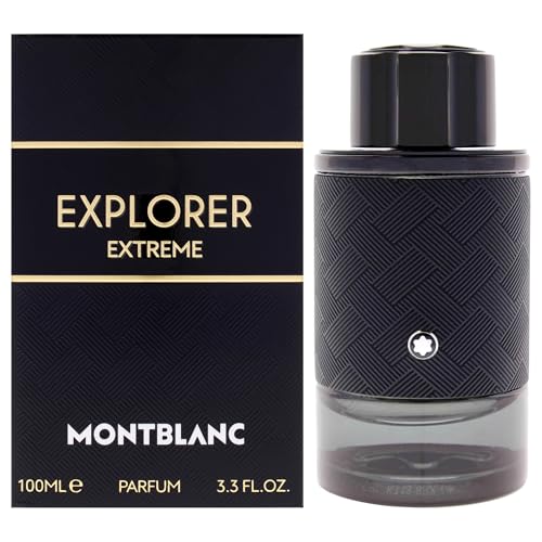 MONTBLANC - Explorer Extreme Eau de Parfum - Men's Fragrance - Woody & Leathery - With notes of Bergamot, Patchouli & Vetiver - 3.3 Fl Oz