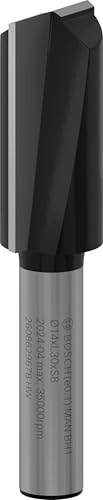 BOSCH PRO Extra Long Straight Cutter | Ø14xL30xS8mm | Engineered for Versatility | Clean Grooves & Precision Joints in Wood | Kickback-Reducing Design