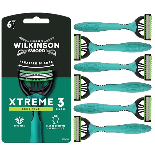 (-19%) Wilkinson Sword Xtreme 3 Sensitive Einwegrasierer 6er-Pack für Männer