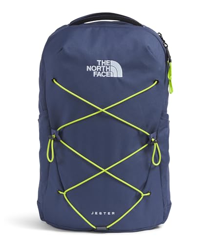 THE NORTH FACE Jester Everyday Laptop Backpack | Commuter Daypack with Water Repellent Finish, 16" Laptop Sleeve, Huge Main Compartment, Lunar Blue/Fizz Lime, One Size One Size Lunar Blue/Fizz Lime