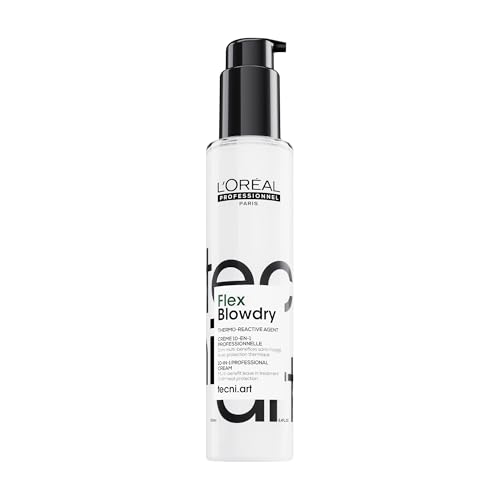 (-42%) L'Oréal Professionnel Pre-Styling Föhncreme mit 10-in-1- Vorteilen bei allen Haartypen, Hitzeschutz bis zu 230°C, Tecni.ART, Flex Blow Dry, 150m