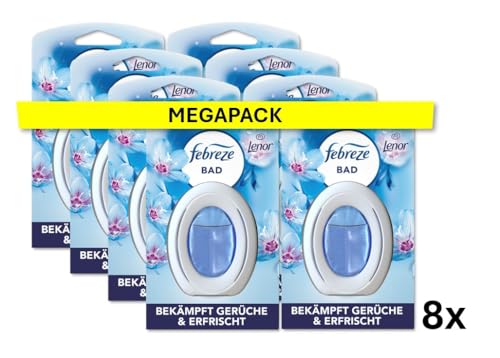 🔥 STARKER PREIS (-37%) Febreze Bad Lufterfrischer Aprifrisch, 8 Stück