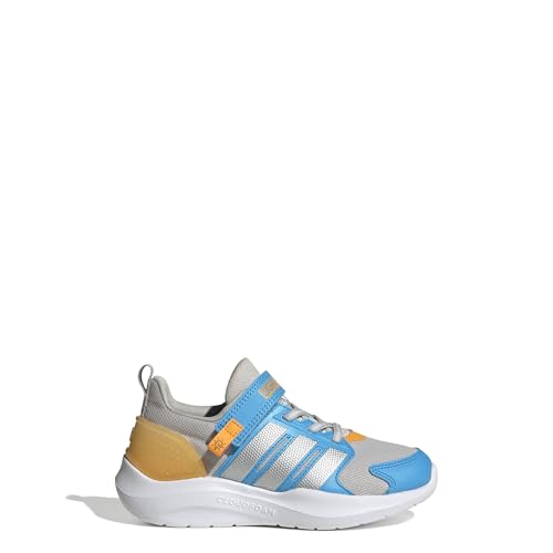 (-44%) adidas Unisex Kinder LIGHTORAMA Runner Shoes Children, Grey one/Matte Silver/Lucid Aquamarine, 33 EU