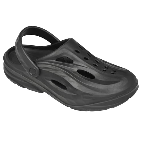by Ajanta Men's Classic Casual Clogs/Sandals with Adjustable Back Strap for Adult | Comfortable & Light Weight | Stylish & Anti-Skid | Waterproof & Da