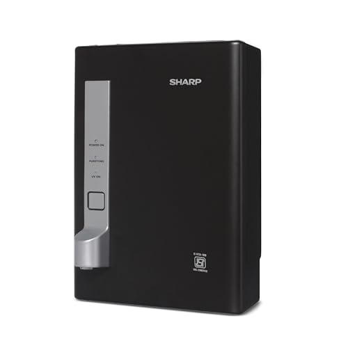 SHARP UV Water Purifier I 5-Stage Purification I CeroSilver Technology | Smart LED Indicators, and Halo Light |Suitable for all water sources I WJ-US0