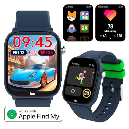 (-47%) Ice-Watch - ICE smart junior 3.0 Find My Blue - Blaue geolokalisierbare verbundene Uhr für Jungen mit Silikonarmband - 024547 (1.75 Zoll)