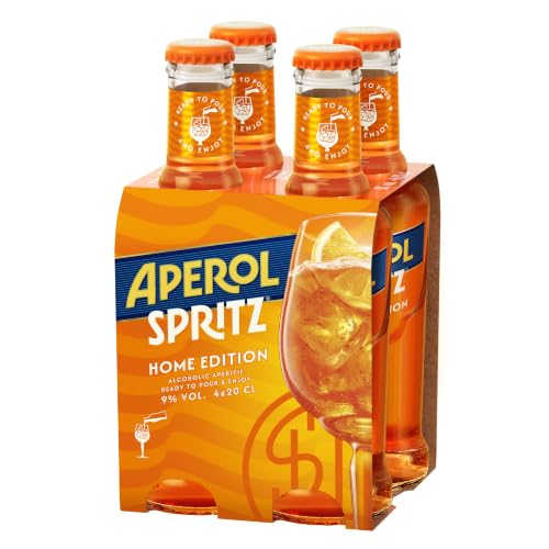 Aperol Spritz – Ready To Serve Aperitivo Drink, Multipack 4 X 20cl