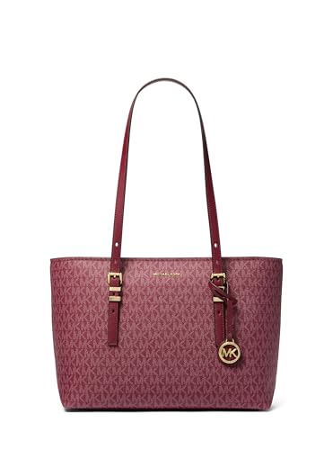 Michael Kors Quinn Medium Tote, Gold-Tone Hardware/Mulberry
