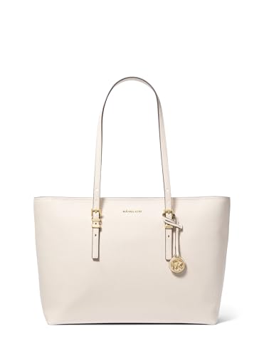 Michael Kors Quinn Large Tote, Gold-Tone Hardware/Light Cream