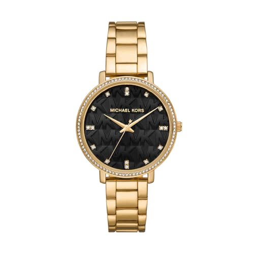 (-36%) Michael Kors Pyper Watch for Women, Quartz Three Hand Movement with Stainless Steel Strap