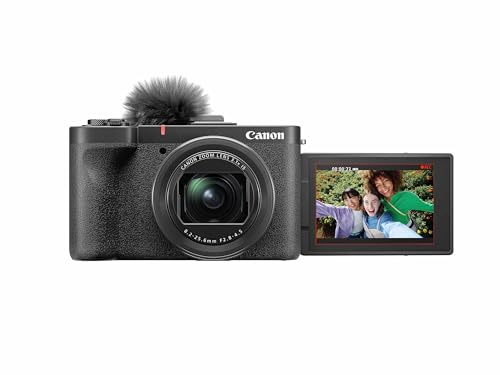 Canon PowerShot V1, Hybrid Camera, Built-in Ultra-Wide-Angle Zoom Lens, 4K Video, Vlogging, Live Streaming, Content Creation, Compact Design