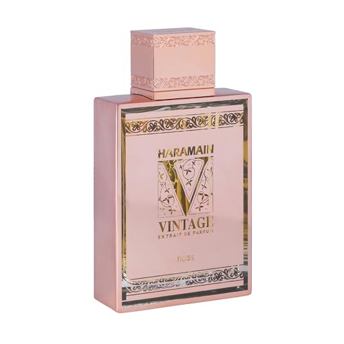 Al Haramain Vintage Rose - Perfumes for Women and Cologne for Men - Captivating Fragrance with Bergamot - 100 ml Extrait De Parfum Spray