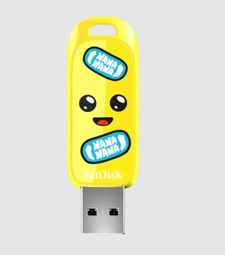 SanDisk Peely Edition USB - Fortnite, 64GB, Up to 130MB/s, 5Y Warranty