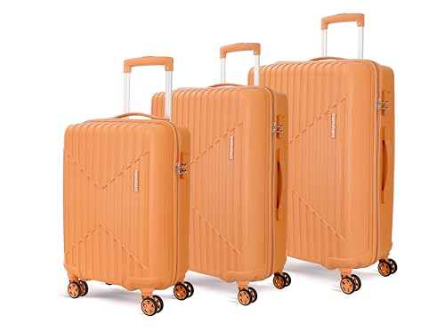 KAMILIANT by American Tourister Savvy|Trolley Bag Set of 3 (55+70+80 cms) for Travel| Hard Case Polypropylene (PP) Suitcase|360° 8-Wheel Spinner Lugga
