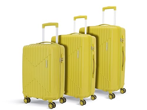 KAMILIANT by American Tourister Savvy | Trolley Bag Set of 3 (55+70+80 cms) for Travel| Hard Case Polypropylene (PP) Suitcase | 360° 8-Wheel Luggage T