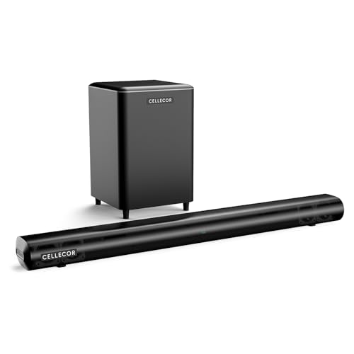 CBS-02 ULTRABAR Soundbar with Bluetooth 5.3, Virtual 3D Sound, Smart Sound Modes, LED Display & Remote Control