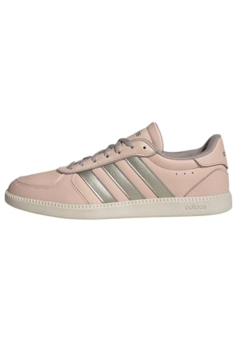 (-36%) adidas Damen BREAKNET Sleek Shoes, Blush pink/Cyber met./Wonder White, 37 1/3 EU
