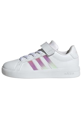 (-26%) adidas Unisex Kinder Grand Court 3.0 Children Shoes, FTWR White/Iridescent/FTWR White, 33 EU