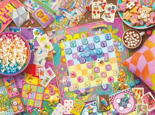 Buffalo Games - Aimee Stewart - Kitschy Game Night - 1000 Piece Jigsaw Puzzle for Adults - Challenging Puzzle Perfect for Game Nights - Finished Size is 26.75 x 19.75