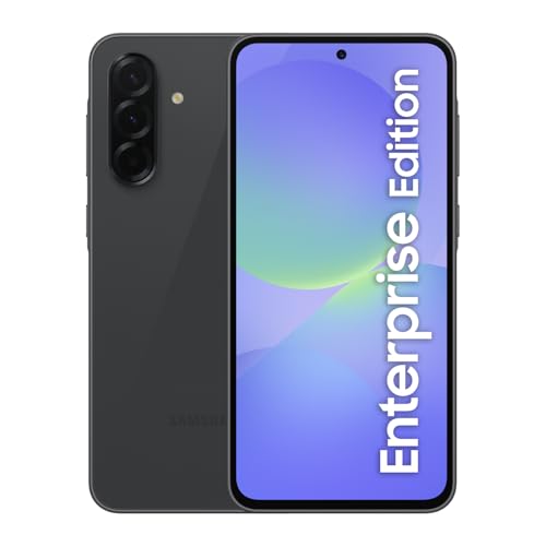 (-34%) Samsung Galaxy A36 5G Enterprise Edition, AI Smartphone ohne Vertrag, Android-Handy mit Knox Suite, 6 GB RAM, 128 GB Speicher, 50-MP-Kamera, Awesome Graphite, 3 Jahre Herstellergarantie