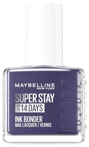 Maybelline New York Nail Polish, Super Stay Ink Bonder Nail Lacquer, Hard Gel-Like Colour, Chip-Resistant, Up to 14 Day Wear,Extreme Shine, Last Longer, Shade: 946 High Tide, 12ml