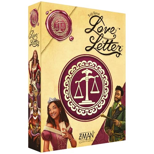 Asmodee Love Letter Card Game (2025 Refresh) - Deduction & Player Elimination Strategy Game for Kids & Adults, Ages 10+, 2-6 Players, 20 Minute Playtime