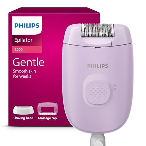 (-24%) Philips Epilierer Series 2000, kabelgebundener Epilierer für Körper und empfindliche Bereiche, epilieren und rasieren, Haarentferner für Damen, Modell BRE237/00