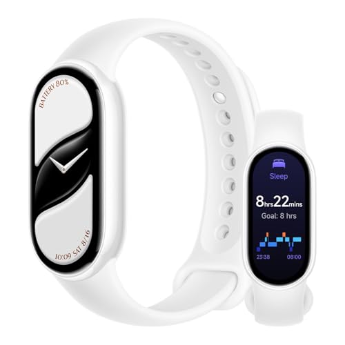 (-36%) Xiaomi Smart Band 10, Smart Watch,Fitness-Tracker, 1,72" AMOLED Display, 21 Tage Akku, 5ATM Wasserdichtigkeit, SPO₂ & Herzfrequenzmessung, Schlafüberwachung,150+ Sportmodi, Ceramic Edition Pearl White