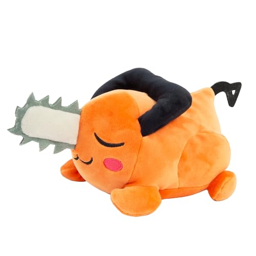 Club Mocchi Mocchi- Suya Suya Sleeping Friend Chainsaw Man Plushies - Pochita Plush - Collectible Chainsaw Man Figure - Soft and Squeezable Kawaii Anime Plush and Desk Decor - 8 Inch