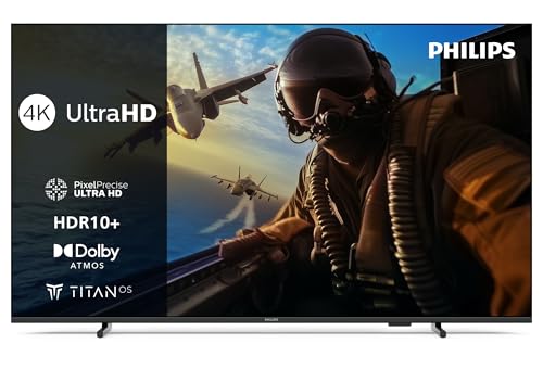 (-54%) PHILIPS 50PUS7000 4K LED Smart TV - 50 Zoll Display mit Pixel Precise Ultra HD, Titan OS Plattform und Dolby Atmos Sound - Funktioniert mit Alexa und Google Sprachassistent, 2025