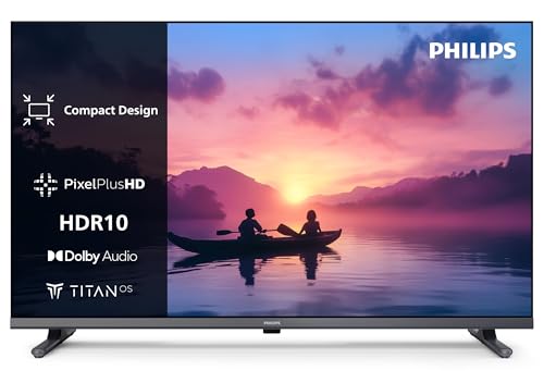(-39%) PHILIPS 32PFS6000 2K HD LED Smart TV - 32 Zoll Display mit Pixel Plus, Titan OS Plattform und Dolby Digital Sound - Funktioniert mit Alexa und Google Sprachassistent