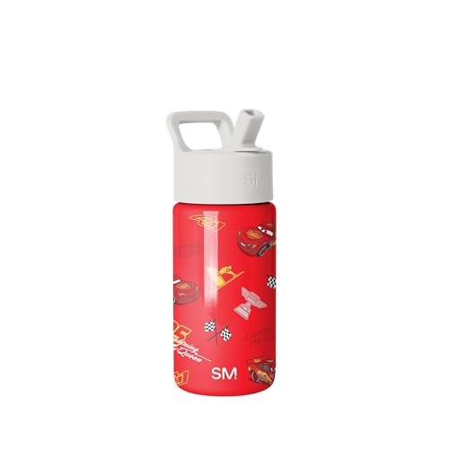 Simple Modern Disney Pixar Lightning Mcqueen Kids Water Bottle With