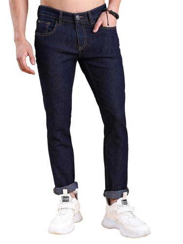 Men’s Straight Fit Jeans | Mid Rise | Stretchable Fabric | Designed for Comfort & Ease of Movement| Jeans for Man