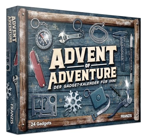 (-34%) FRANZIS 67256 - Advent of Adventure - Der Gadget-Kalender für ihn
