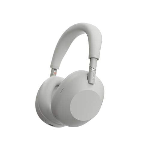 (-25%) Sony WH-1000XM6 kabellose Noise Cancelling-Kopfhörer, Signature Hi-Res Sound, Bluetooth-Kopfhörer, Komfort, faltbares Design, magnetische Tragetasche, 30 Std.-Akku NC An, iOS & Android - Silber